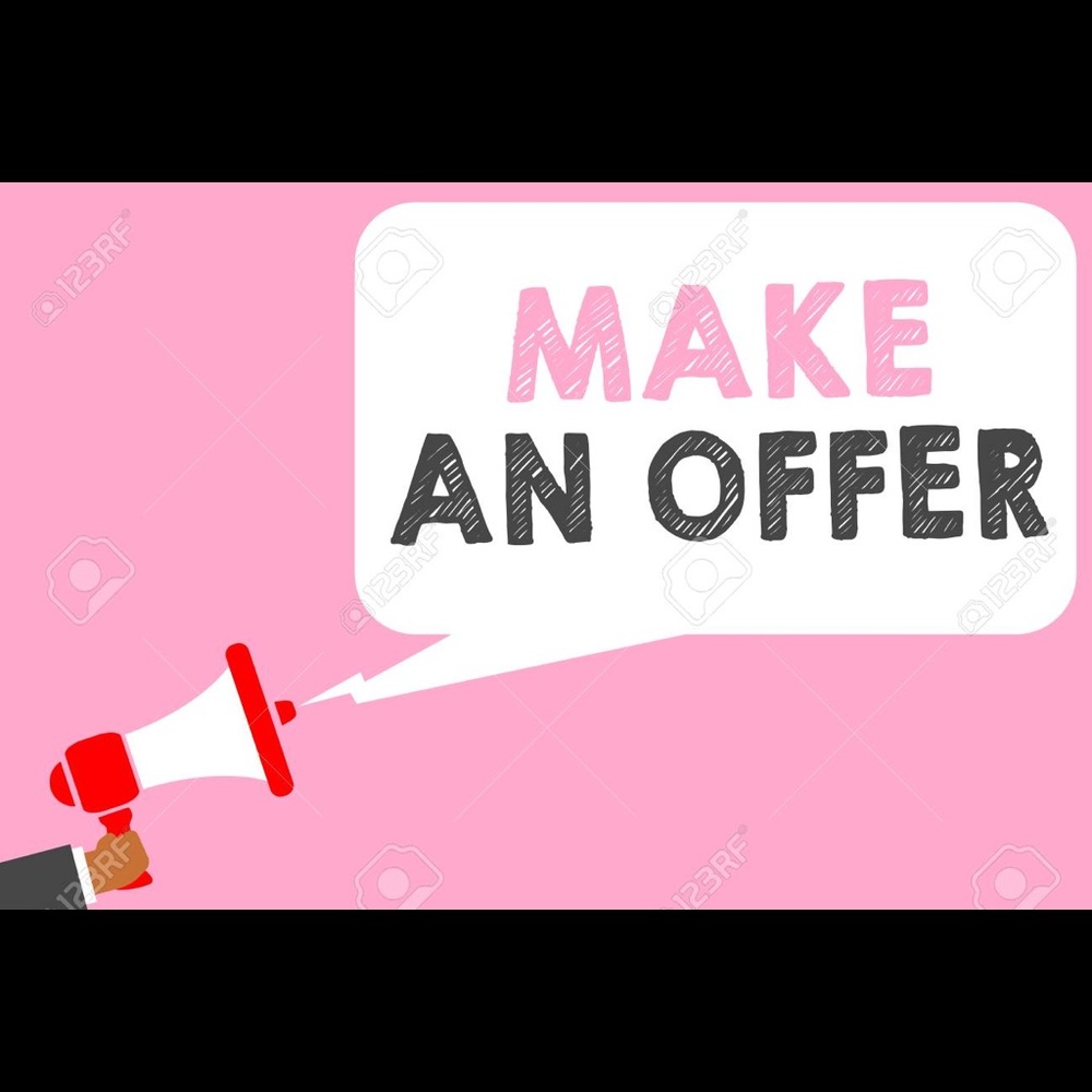 Feel free to make a reasonable offer!
